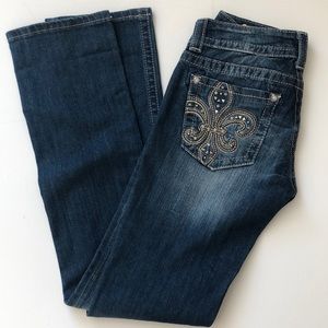 Miss Me Sz 27 jeans. JP5145T7 straight leg.